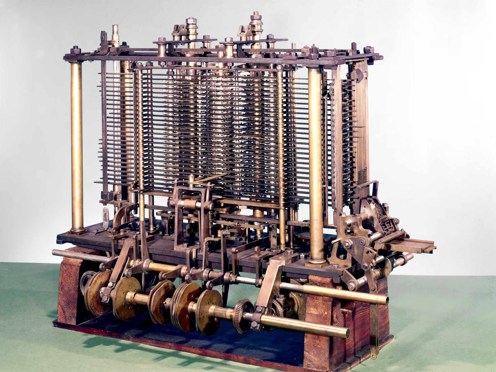 Fotografía de la Máquina de Diferencias: Charles Babbage